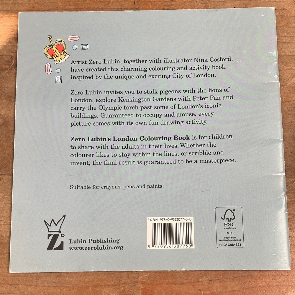 London Colouring Book by Nina Cosford softcover - Picture 3 of 10